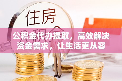 玉树公积金代办提取，高效解决资金需求，让生活更从容