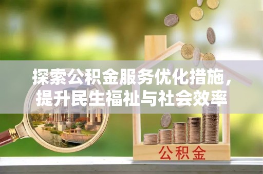 玉树探索公积金服务优化措施，提升民生福祉与社会效率