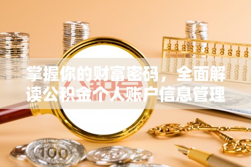玉树掌握你的财富密码，全面解读公积金个人账户信息管理
