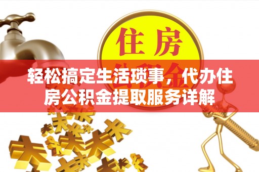 玉树轻松搞定生活琐事，代办住房公积金提取服务详解