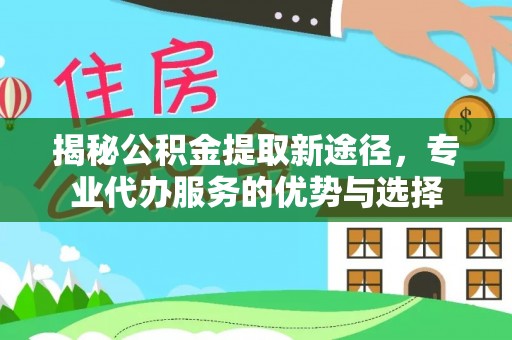 玉树揭秘公积金提取新途径，专业代办服务的优势与选择