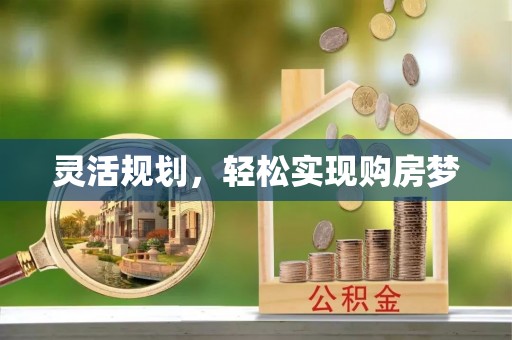 玉树灵活规划，轻松实现购房梦