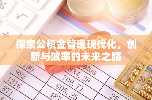 玉树探索公积金管理现代化，创新与效率的未来之路
