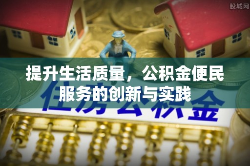 玉树提升生活质量，公积金便民服务的创新与实践