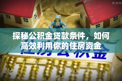玉树探秘公积金贷款条件，如何高效利用你的住房资金