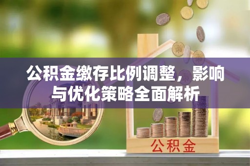 玉树公积金缴存比例调整，影响与优化策略全面解析