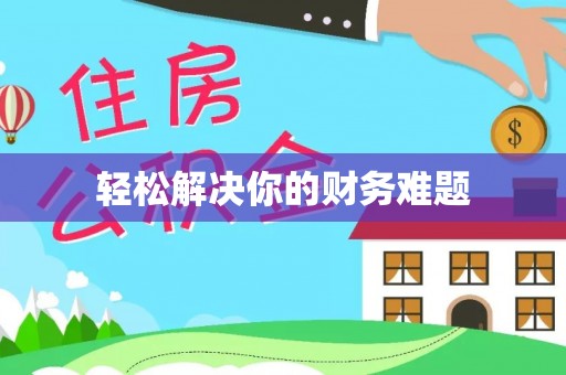 玉树轻松解决你的财务难题