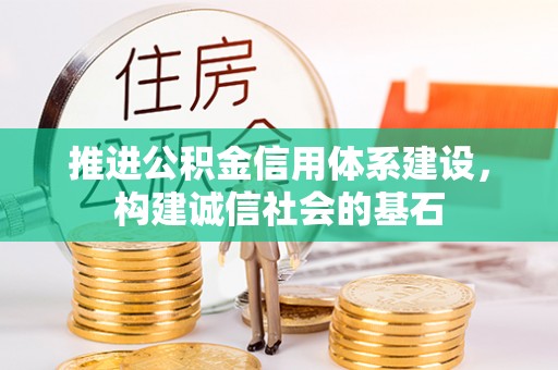 玉树推进公积金信用体系建设，构建诚信社会的基石