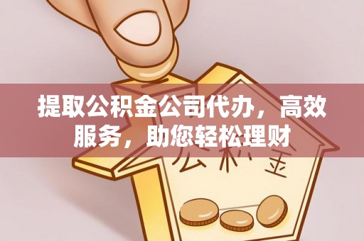 玉树提取公积金公司代办，高效服务，助您轻松理财