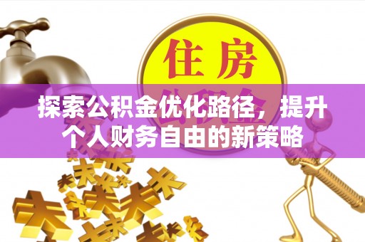 玉树探索公积金优化路径，提升个人财务自由的新策略