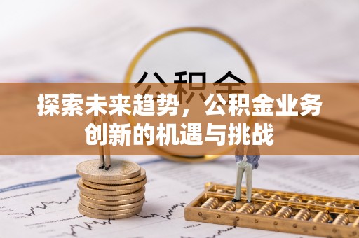 玉树探索未来趋势，公积金业务创新的机遇与挑战