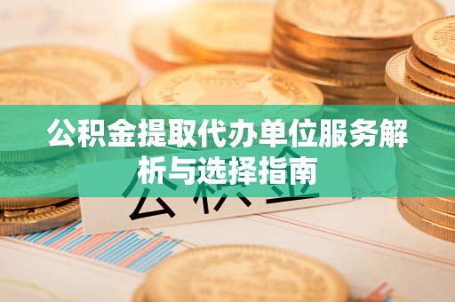玉树公积金提取代办单位服务解析与选择指南