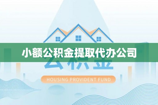 玉树小额公积金提取代办公司