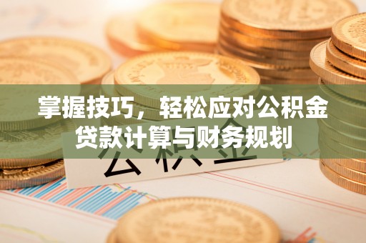 玉树掌握技巧，轻松应对公积金贷款计算与财务规划