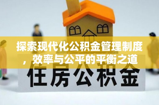 玉树探索现代化公积金管理制度，效率与公平的平衡之道