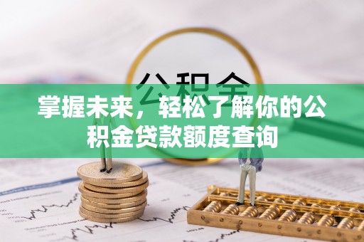 玉树掌握未来，轻松了解你的公积金贷款额度查询