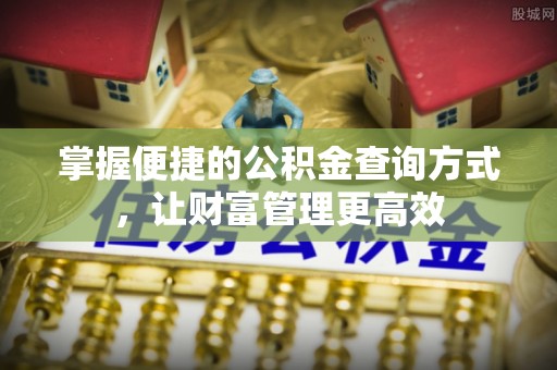 玉树掌握便捷的公积金查询方式，让财富管理更高效
