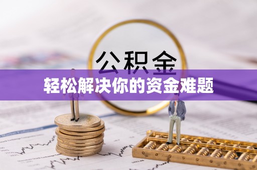 玉树轻松解决你的资金难题
