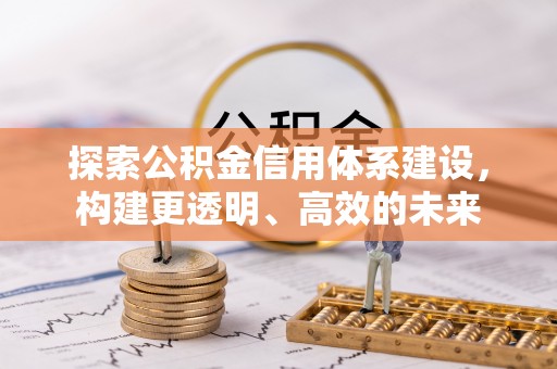 玉树探索公积金信用体系建设，构建更透明、高效的未来