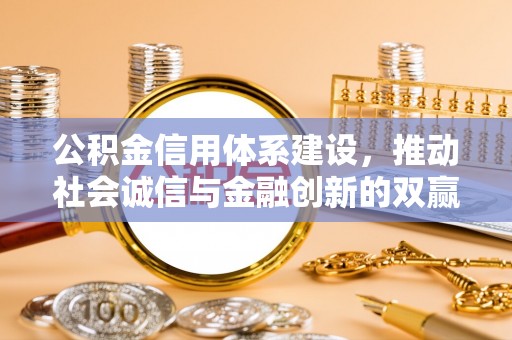 玉树公积金信用体系建设，推动社会诚信与金融创新的双赢之道