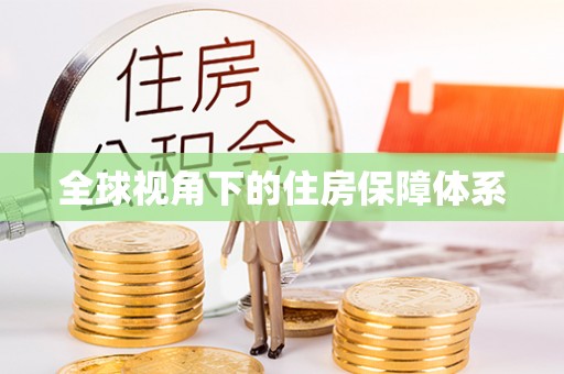 玉树全球视角下的住房保障体系