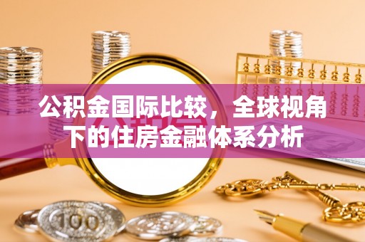 玉树公积金国际比较，全球视角下的住房金融体系分析
