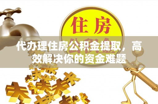 玉树代办理住房公积金提取，高效解决你的资金难题