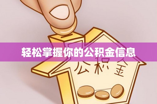 玉树轻松掌握你的公积金信息
